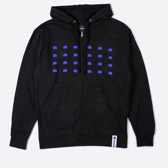 Discord "All the Feels"  Zip-Up Hoodie - Size Large - Picture 1 of 3